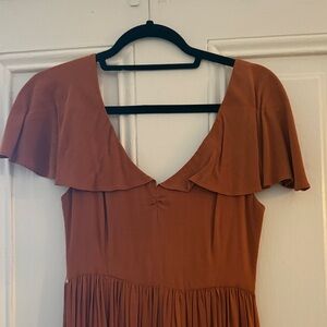 Christy Dawn Rust Midi Dress